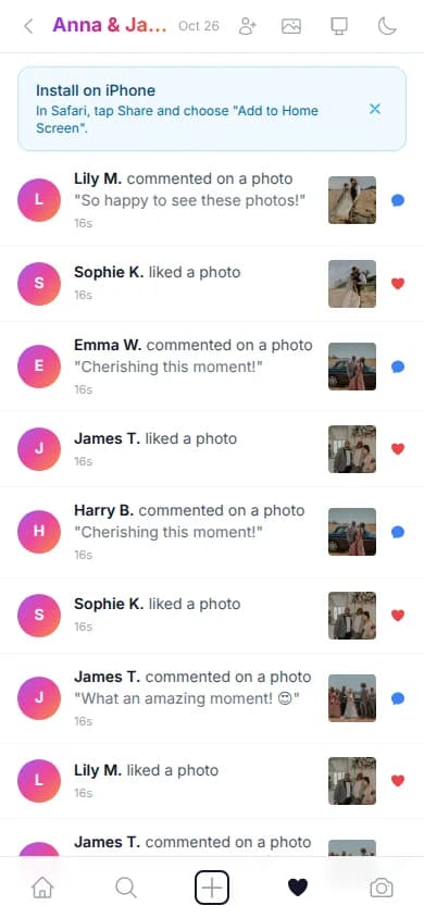 Likes & Comments