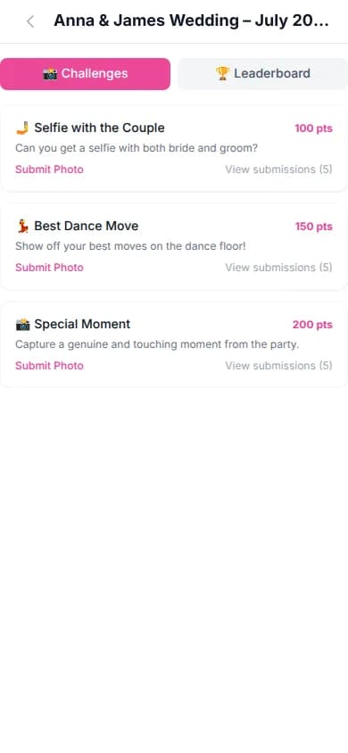 Photo Challenges